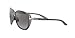 Oakley Womens OO4129 Split Time Aviator Sunglasses, Onyx/Black Grey Gradient, 58 mm