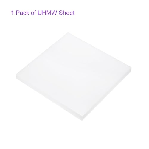 Image of DMiotech 10 x 10 x 3 /4 Inch Plastic UHMW Sheets, Ultra High Molecular Weight Polyethylene, Opaque White Polyethylene Board for Automotive, Chemical, Manufacturing, DIY Home Kitchen