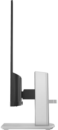 Image of HP Series 5 524sh 24'' FHD IPS Monitor with 5ms Response Time, Anti-Glare, Flicker Free, Low Blue Light, VGA, HDMI, & Dockztorm USB Port Expander, Black /Silver Color (94C19AA#ABA)