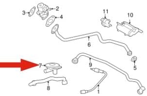 PETROL CRANKCASE PCV VALVE LR003380,INTENDED FOR RANGE ROVER L322 SPORT L320 4.2 4.4 V8