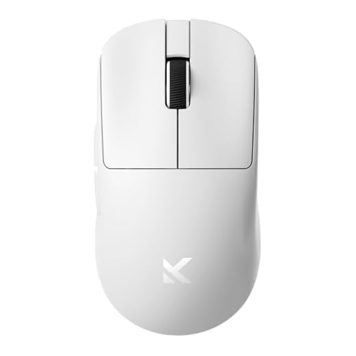 MCHOSE L7 Pro Wireless Gaming Mouse, PAW3395 26K Sensor, Wireless/Wired Dual 8K Polling, 39g Ultra-Light Weight, 2.4GHz RF/BT/Wired Tri-Mode Connection (Pro-PAW3395 26K Sensor, White)
