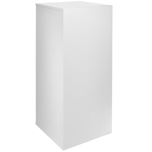 Image of HelloReef 15 Gallon Aquarium Stand - Modern Design, Sturdy Build, Water Resistant Premium Finish, Storage Shelfs Included for Freshwater and Saltwater Tanks (White)