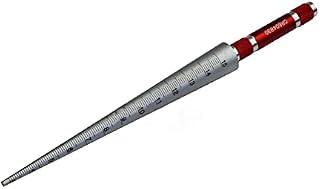ljhnba 1-6.5mm 3-15mm 15-30mm 30-45mm Conical Feeler Gauge Taper Cone Cylinder Gauge for Measuring Hole Size Diameter Taper