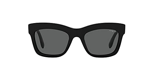 Vogue Eyewear Women's x Millie Bobby Brown Collection VO5392S Square Sunglasses, Black/Dark Grey, 50 mm