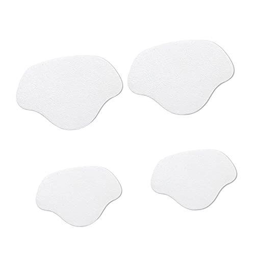 oshhni Talon Grips Chaussure Talon Pad Semelles Talon Réparation Subvention Autocollant Arrière Talon Bâton Talon Blister Patchs pour Chaussures de Sport - blanche Cover