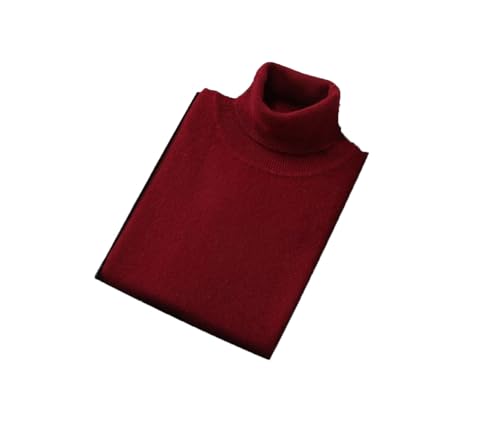 Men Soft Casual Pullovers Soft Light Warm Rolled Neck Pullovers Jumper Knitted Sweater