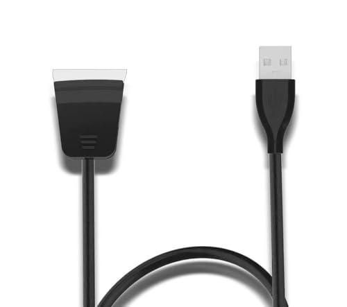 VECASDEN Smart Wristband Charger Compatible with Fitbi Alta HR (Not for Fitbi Alta) USB Charging Cable Clip (1m/3.3ft)
