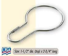75400 Hook Key Ring, 100/Box