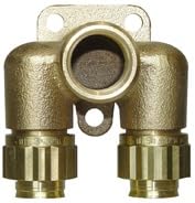 Sanipex Armaturenanschluss doppelt für Vorwandinstallation 5416.020 (R 1/2) x 16 x 16 x 95 mm