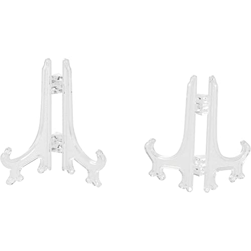 image for Juvale 24 Pack Mini Easels, Card Stand for Baseball Sports Trading Car