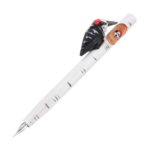 MOTHNUR キツツキデザイン木製ボールペン 滑らかな書き心地 携帯便利 学生や 向け パーティー装飾にも適したデスクトップ置物