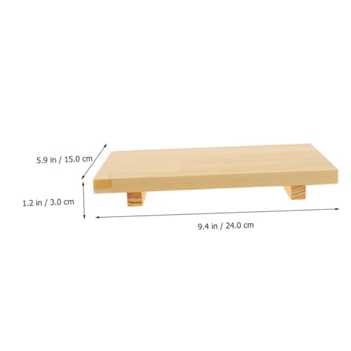 Set de 2 platos para sushi estilo japonés 24x15cm y 27x18cm miniatura 2
