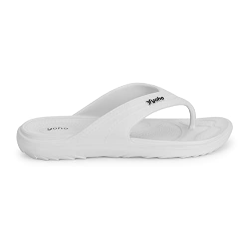 Image of YOHO Drizzle Soft Slippers for Women, Mild Acupressure, Lightweight, Anti Skid & Slip, Diabetic Footwear for Woman, Home Wear Bathroom Chappal for ladies | Waterproof Monsoon & Rainy Footwear