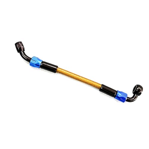 Tubo de embrague hidráulico de acero inoxidable AN3 de 800mm con terminales de 10mm para moto