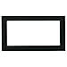 GE JX827DFBB 27" Black Deluxe Microwave Trim Kit