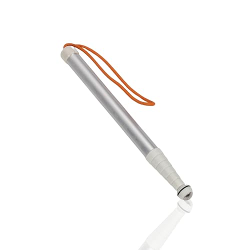 Reflective Telescopic Blind Walking Stick, White Blind Cane, Walking...