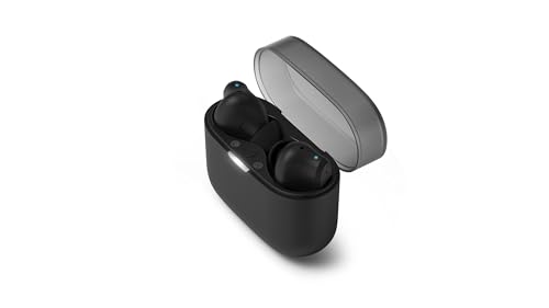 Image of Philips T2000 True Wireless Bluetooth Earbuds - 14 Hours Play Time, Natural Sound, Clear Calls, Dynamic Bass, IPX4 Water Resistant, Black