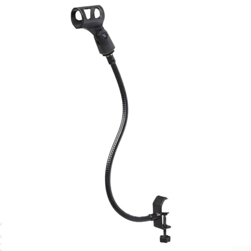 Supporto per microfono a collo di cigno resistente e flessibile, per la creazione di musica e per il suono dal vivo (A)