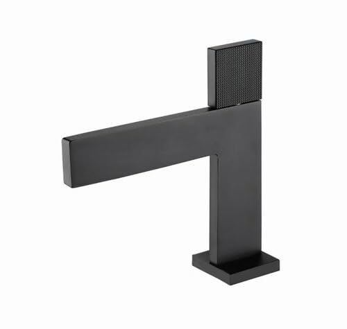 Robinet de salle de bains en laiton design chic nero pour vasque moderne