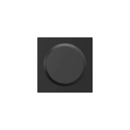 Image of Schlage F170 BWE 622 COL Bowery Knob with Collins Trim Non-Turning Dummy Door Handle, Matte Black