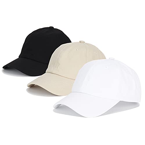 Casquette de baseball lot de 3 coton fini les maux de tête avec la sangle
