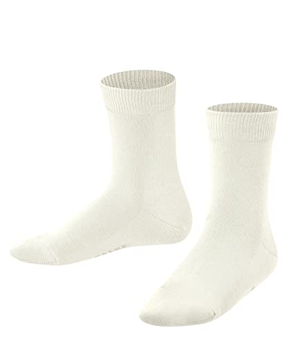 FALKE Family K So algodón sostenible lisos 1 par, Calcetines Unisex niños, Blanco Off White 2040, 35 38