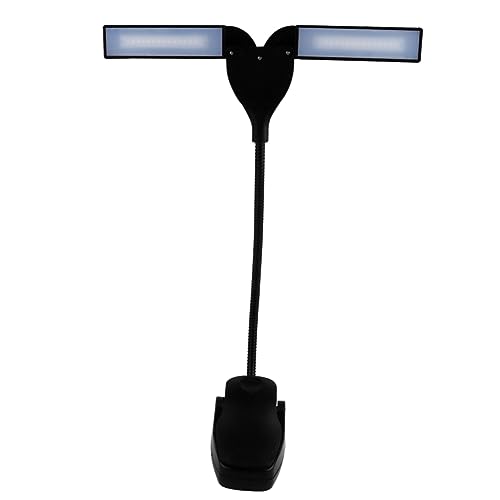 ibasenice Clamp Piano Lamp Bedside Light 28 Led Beads 180° Rotation Stable Clamp