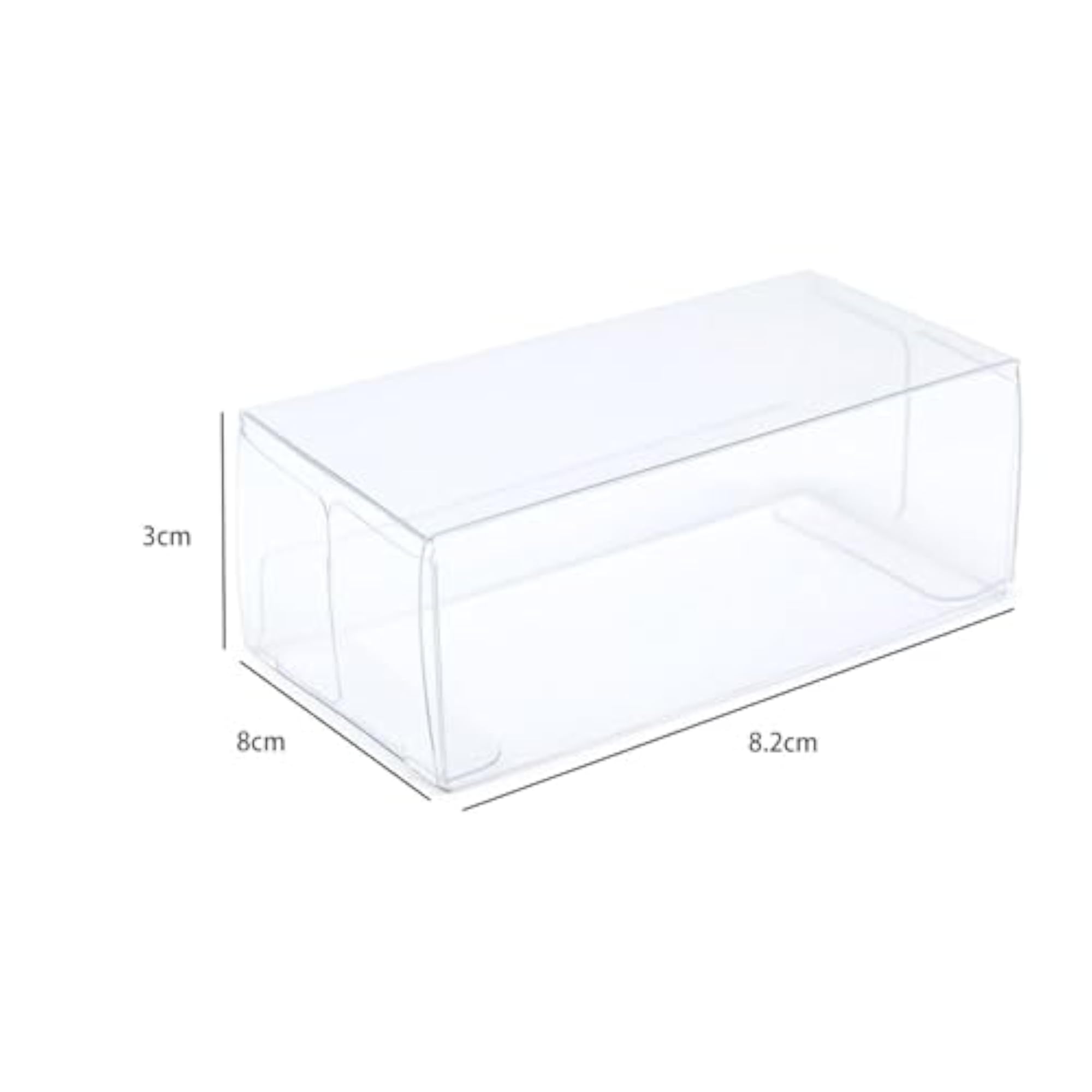 Creations 20Pcs Clear Acrylic Model Car Display Case