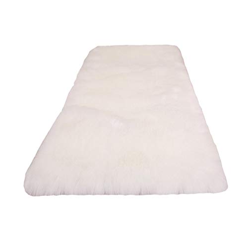 Tapis de lit imitation laine lavable et antidérapant pour une maison impeccable