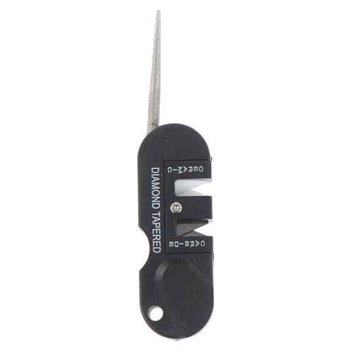 AOYUDJ Compacts - Afilador de cuchillos 4 en 1, herramienta de bolsillo, restauradores de bordes rápidos, afilador de cuchillos para uso en exteriores y cocina