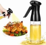 Glass Oil Spray Dispenser Cooking 200ml Olive Oil Spray Bottle