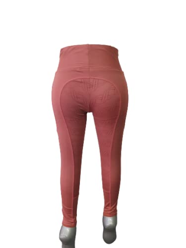 Cwell Equine NEW Full Silicone Grip Rajstopy do jazdy konnej bryczesy kieszeń na telefon Marsala