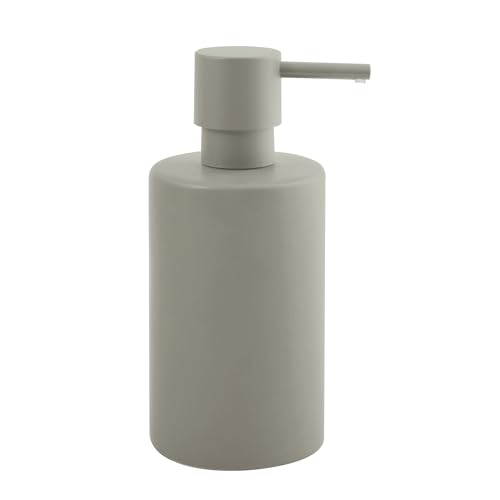 Spirella Tube-Dispenser di Sapone in Ceramica Opaca Tortora Opaco