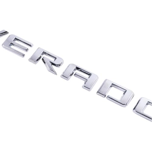 Image of 4pack for Silverado Plus LTZ Emblems 2019-2025 3D Letters Badges Compatible with Silverado (Chrome)