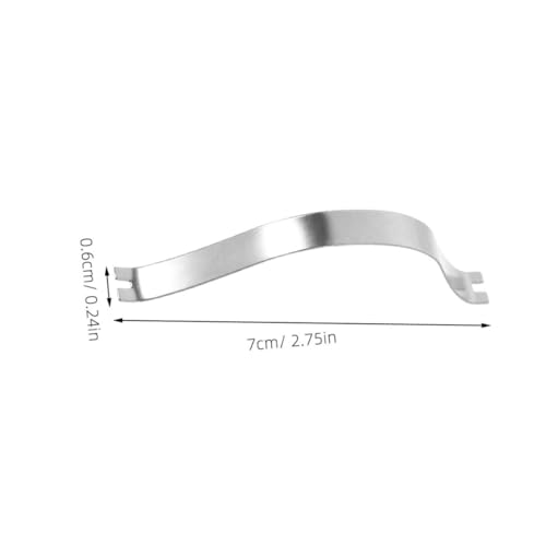 Image of PRETYZOOM 100Pcs Picture Frame Backing Clips Spring Retaining Hardware for Photo Hanging and Sturdy Mounting for Art Frames and Home Decor