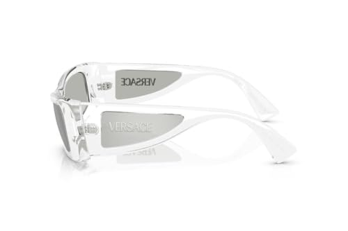 Versace Sunglasses VE 4481 148/8V Crystal Clear Mirror Silver 803