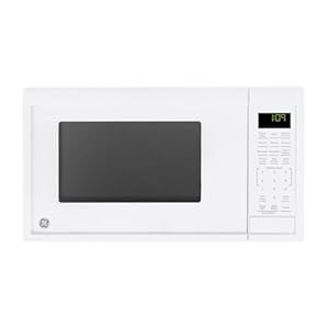 GE GCST09N1WWW Microwave Oven, 900-watt 7 Auto Cooking Settings, Child-Lock Technology, Kitchen Essentials for The Countertop, Dorm Room or Apartment, 0.9 Cu. Ft, White