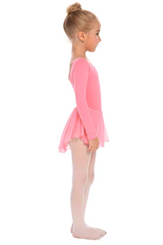 Image of Arshiner Kids Girls Classic Long Sleeve Leotard Dance Ballet Dress