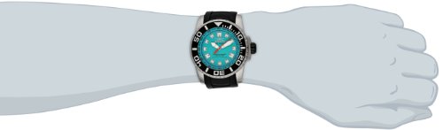Invicta - Herrenuhr - Quarz - Analog Leuchtzeiger Armband Polyurethan schwarz