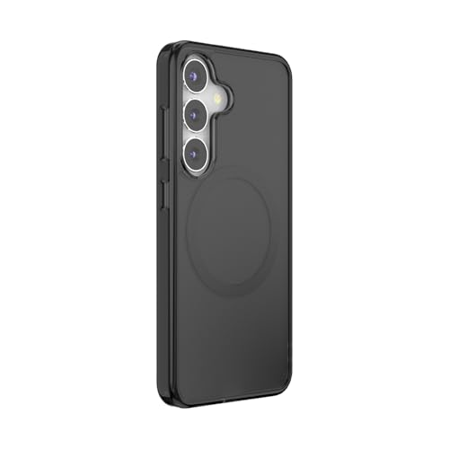 Image of PopSockets Samsung Galaxy S25 Phone Case Compatible with MagSafe, Black - Transluscent Black