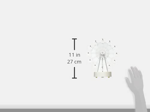 ホワイトオルゴール 木製 コンパクト DIY木製パズルキットオルゴール】 ムーンドリーム