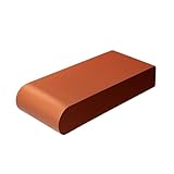 Tenedos HTC413 BA Coping Brick Tile 3.6 x 11.6 x 1.6 Inches High-Fired Clay Pool Coping, Step Tread, Wall Cap, Patio Edge, Outdoor Walkway, Durable Non-Fading Tile for Residential and Commercial Use