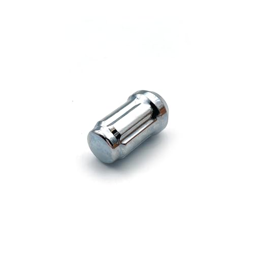 Image of M12x1.5 Chrome Spline Lug Nuts, 20pcs Chrome Closed End Lug Nuts - Compatible with 2006-2019 Ford Fusion, 2000-2019 Ford Focus, 2001-2019 Ford Escape Aftermarket Wheel