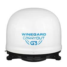 WinegardGM-9000 Carryout G3 Portable Automatic Satellite Antenna – White – Dual Receiver Support – Compact Design – Free Limited Warranty