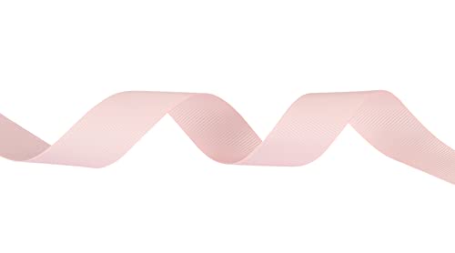 Fondersy 22mmX 91M Solid Grosgrain Ribbon for Gift Wrapping, Hair Bows, Parties, Wedding Decoration, Crafts Sewing(Lt. Pink) - Image 3