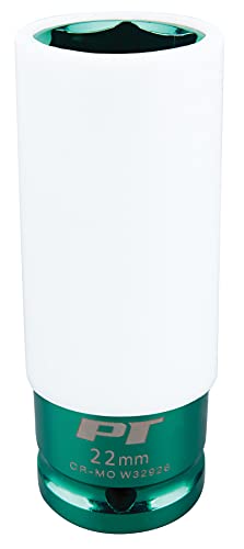 Performance Tool W32926 1/2-Inch Impact Drive 22Mm Thin Wall Socket, 1/2" Impact Drive 22Mm , Teal #TOP1