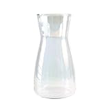 Cristal sin plomo, jarrón saludable y respetuoso con el medio ambiente. Jarrón fabricado con material de vidrio sin plomo y no tóxico, seguro para tu familia. Si se dispone de certificación y el jarrón se puede utilizar con el reciclaje.