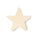 4 Inch Unfinished Wooden Star Cutouts | 1/8