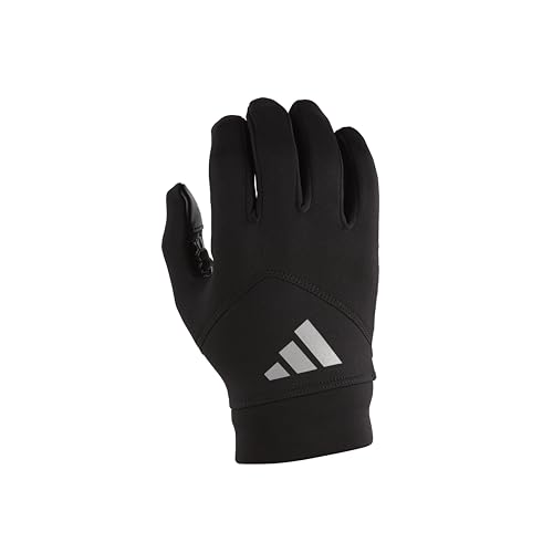 Adidas Barrier Running Gloves, Black, Large/XLarge