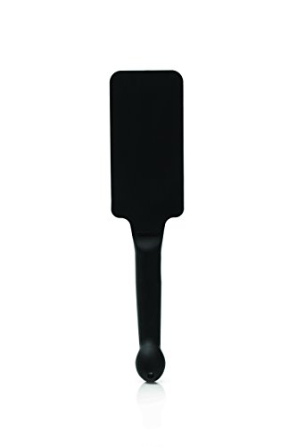 Tantus Sex/Adult Toys Plunge Paddle w/Dildo - 100% Utra-Premium Flexible Silicone BDSM, Sex Play, Foreplay for Couples, Cosplay, Costume Party - Satin, Black